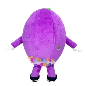 Ventas en línea Nuevo <span class=keywords><strong>disfraz</strong></span> de Mascota de <span class=keywords><strong>uva</strong></span> púrpura inflable <span class=keywords><strong>Disfraz</strong></span> de Mascota de dibujos animados de frutas y verduras Muñeca de acción - Product Image 3