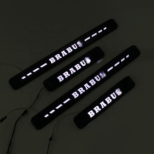 Chất Lượng Cao Màu Đen Thép Không Gỉ Tự Động LED CỬA <span class=keywords><strong>Sill</strong></span> Scuff Tấm Cho Benz G Class W463A W464 2019-2022 - Product Image 3