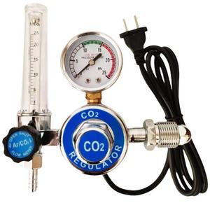 Compteur de CO2, chauffage au CO2, réducteur de pression de CO2 pour chauffage électrique, 110V 120W, modèle export à filetage externe. - Product Image 1