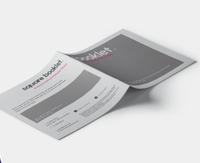 Impression personnalisée en gros de dépliants A4 tri-pliés, manuels d'utilisation de produits, prospectus et brochures