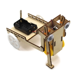 OKYN-G6715 Giocattolo Educativo in Legno per Bambini, Robot Programmabile Fai-da-Te, Puzzle Scientifico, Esperimento di Montaggio Superficiale 100g - Product Image 1