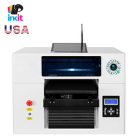 Entrepôt américain 3350 ZZ1E Imprimante UV intelligente Expédition rapide Machine d'impression personnalisée pour coque de téléphone Pièce de monnaie Articles cadeaux