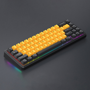 Aula F65 прокладка 65% раскладки горячо меняемая Проводная Беспроводная 2,4G BT RGB механическая клавиатура - Product Image 6