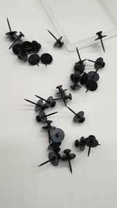 Vignettes à double tête en métal noir Pentagramme en alliage de zinc Vignettes créatives à tête plate <span class=keywords><strong>Photo</strong></span> Wall DIY Cork Board - Product Image 5