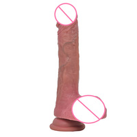 Großhandel TT FOREST Realistischer Stoß-Dildo Vibrator Wasserdichter Teleskopischer Simulationspenis für Frauen Mengenrabatt Kundenspezifisch