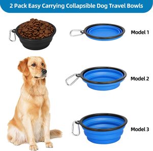 Bols pliables en silicone pour chien et chat, 2 en 1, en plastique PP, bols pliables pour nourriture et eau pour animaux de compagnie - Product Image 3