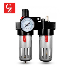 Unité de traitement d'air avec filtre pneumatique AFR-2000, compresseur de pression, soupape de réduction, séparateur d'huile et d'eau, manomètre AFR2000 - Product Image 2