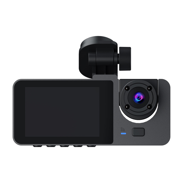 Newest 3 Lens Dash Cam Y15 2 Inch 1080p Car Dash Cam Recording Night Vision Camera Car Front In-Car Rear Recorder