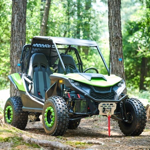 Kart à pédales tout-terrain haute performance Funrun 180cc 4 temps à transmission par chaîne pour adultes, moteur essence 8,7 kW, essieu en alliage durable, frein à disque arrière - Product Image 2