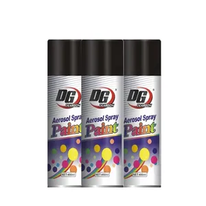 China Supplier Non-toxic High Luster Black Spray Paint