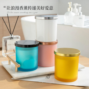 Scented Soy Wax Candles Cylinder 2 Wick Home Decoration Birthday Gifts - Product Image 4