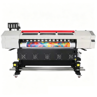 Nouvelle imprimante jet d'encre à solvant écologique Longfuture 1600 mm, 2 à 4 cartouches, haute vitesse, pour autocollants industriels, cuir, film rétroéclairé