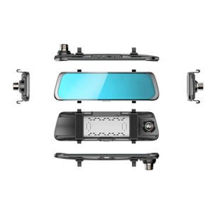 กล้องติดรถยนต์รุ่นใหม่ ขนาด 9.66 นิ้ว กล้องบันทึกภาพหน้า-หลัง ความละเอียด FHD 1080P พร้อมจอแสดงผลคู่ กล้องมองหลังแบบกระจกมองหลัง - Product Image 5