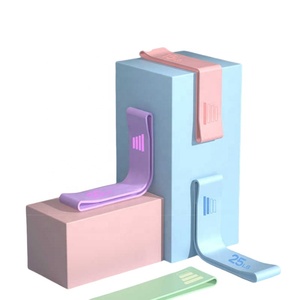 미끄럼 방지 요가 탄성 천연 라텍스 저항 밴드 세트 라텍스 힙 서클 밴드 근력 훈련용 - Product Image 3