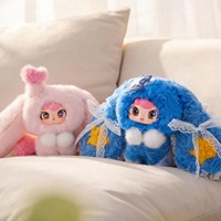 Официальный набор плюшевых подвесок ZAZA Soft Little Cloud (8 шт.) в закрытой упаковке, таинственная коробка-сюрприз, брелок для сумки, оптом, в наличии