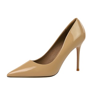 <strong>Women's</strong> Sexy Pointed Toe <strong>Patent</strong> PU Leather <strong>Black</strong> High Heels Pump Stilettos Sharp High Heels Dress <strong>Shoes</strong> <strong>for</strong> <strong>Women</strong> - Product Image 4