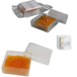 Orang 45g vasilha sílica gel dessecante grânulo odor absorvedor fornecedores sílica gel dessecante pacote matérias-primas