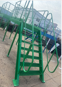 Stalen Structuur Gebouwen Buiten Industriële Gegalvaniseerde Stalen Trappen Hoge Temperatuur Resistente Metalen Trap Met Leuningen - Product Image 5