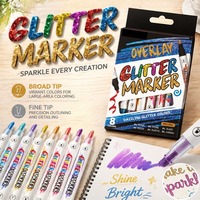 Coffret de marqueurs acryliques double face lumineux les plus vendus – Stylos créatifs pour graffitis et coloriage pour enfants