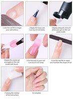 Prix de gros usine pour kit d'extension d'ongles en polygel UV LED – Prolongez la longueur de vos ongles, pour des ongles plus beaux pour femmes