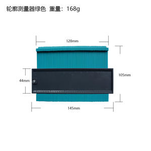 Multi-Functional <b>Woodworking</b> <b>Tool</b> Plastic Contour Measuring Arc Gauge & Profile Ruler Irregular Contour Gauge - Product Image 2