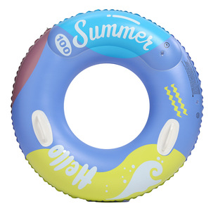 Flotador Inflable para Piscina de 90 cm con Asa, Unisex, Juguete Acuático para Diversión de Verano - Product Image 5