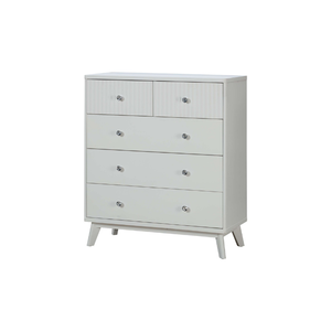 Meubles de salon en bois massif de marque Tallboy au design minimaliste Meilleure qualité Armoire 5 tiroirs à usage hôtelier - Product Image 1