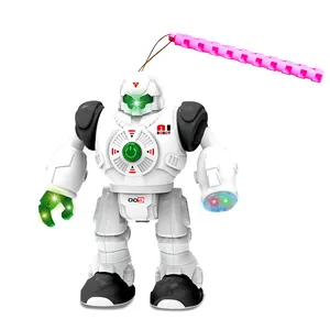 צעצועי רובוט פנס הליכה חשמלי לילדים תינוק חינוכי עם סאונד קל