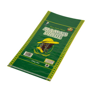 Customized Printed Polypropylene Laminated Plastic PP Woven Bags for Rice Flour Food Corn Grains Packing 25 kg,50 kg,15kg,5kg