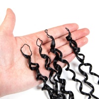 Extensions de cheveux bouclés brésiliens en gros, fabrication à la main, 25g, double trame, cheveux vierges Remy, qualité supérieure