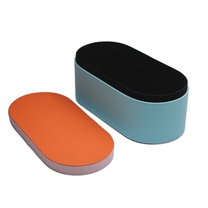 Haute qualité <span class=keywords><strong>DYSON</strong></span> voyage fer à lisser sèche-linge boîte de rangement ovale cadeaux étui avec gaufrage impression fer à friser emballage - Product Image 1