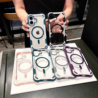 Coque pour iPhone 17, Protection Arrière Rigide en PC Transparent Anti-Rayures et Pare-chocs Hybride Souple en TPU pour iPhone 16 17 Pro Max