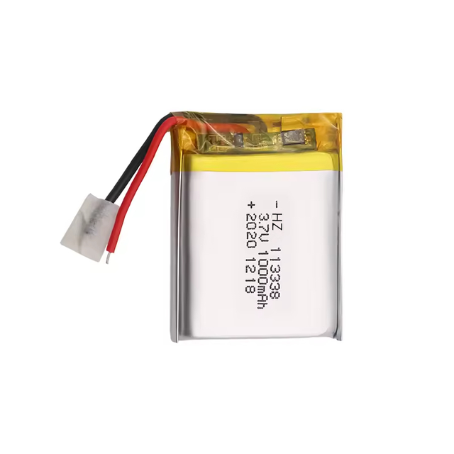 Rechargeable Li-ion Battery High Density113338 3.7V 1000mAh Lithium Polymer Battery Pack for Smart Watch Wearable Devices
