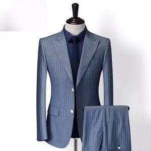 MTM maßge schneiderte maßge schneiderte Herren anzug 3 Stück benutzer definierte Slim Fit Herren Hochzeit Blazer Jacken Mantel Hose Herren Business-Anzug