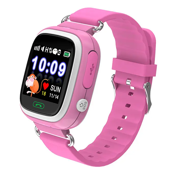 Q90 Phone call gps kids smart watch for children kids 3 to 12 old touch screen SOS voice chat q90 kids smart watch