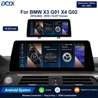 Autoradio Android 13 10,25 pouces pour BMW X3 G01 X4 G02, navigation GPS, lecteur multimédia, CarPlay sans fil, 4G