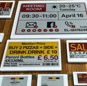 Estante de Almacenamiento para Almacén, Etiqueta Electrónica de Estante (ESL) de 7.5 y 10.2 Pulgadas, Kit de Demostración, Soluciones IoT y Sistema de Posicionamiento con Software - Product Image 1