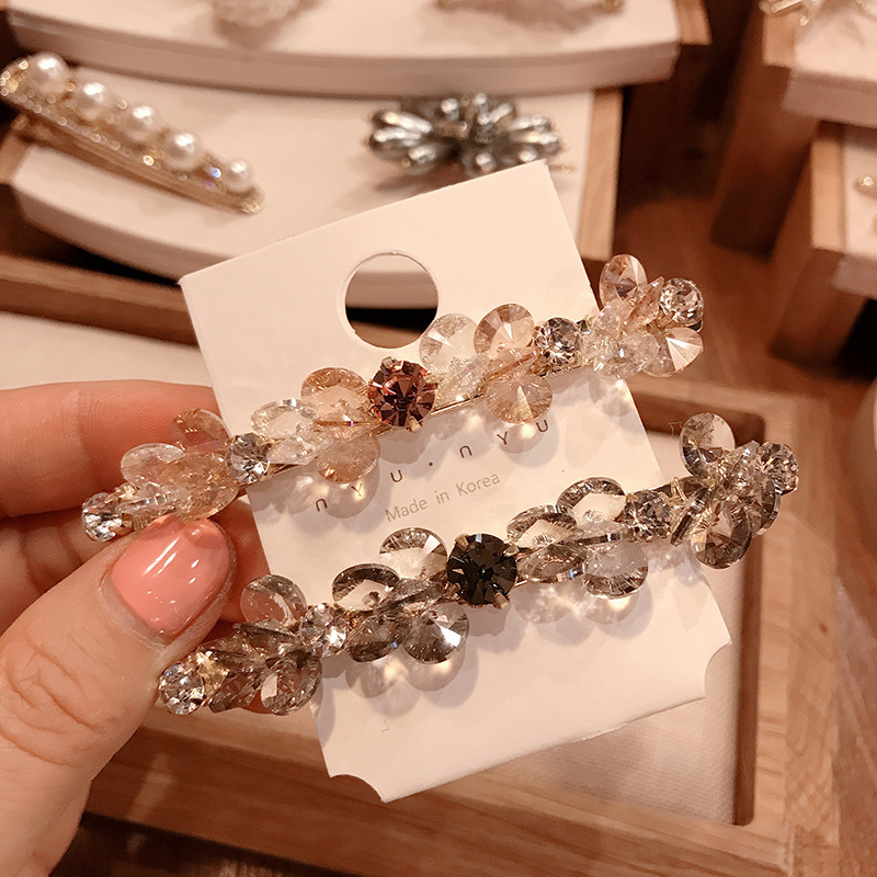 【日本入手困難】Hair clip with crystals ヘアアクセサリー crystal hair clip【stock】 – tanakadaisuke