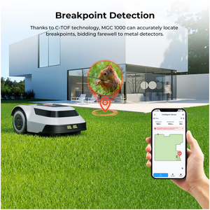 <span class=keywords><strong>Tondeuse</strong></span> à gazon sans fil miniature 2026, dernière génération, télécommande, 1500 m², navigation intelligente, <span class=keywords><strong>tondeuse</strong></span> automatique pour jardin/cour, 1 kW, cœur PLC - Product Image 6