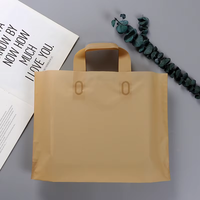 Sacs de shopping avec logo personnalisé, sacs cadeaux en plastique, sacs d'emballage pour vêtements, sacs de rangement réutilisables, logos imprimés