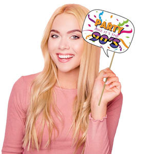 Decorazione per Festa a Tema Anni '90 Nicro, Sfondo per Foto con Telefono Cellulare e Radio, Decorazione per <span class=keywords><strong>Compleanno</strong></span> - Product Image 4