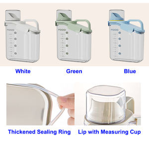 Récipients <span class=keywords><strong>de</strong></span> stockage <span class=keywords><strong>de</strong></span> céréales 1.5/1/2/2 L Porte-riz pour animaux <span class=keywords><strong>de</strong></span> compagnie Distributeur <span class=keywords><strong>de</strong></span> nourriture pour chien et chat avec tasse à mesurer Organisateur <span class=keywords><strong>de</strong></span> cuisine Bin - Product Image 3