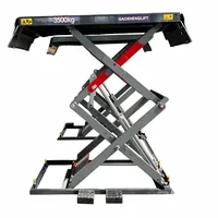 Elevador de Tijera para Estacionamiento de Coches, Económico y que Ahorra Espacio, Rampa de Tijera de Altura Media de Fábrica