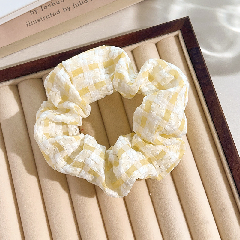 Plaid yellow
