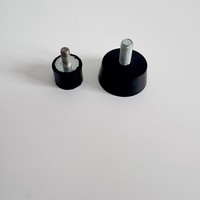 Boulons de fixation antidérapants personnalisés pour meubles moulés, amortisseurs en acier NR/NBR/EPDM/SR en caoutchouc pour pieds de chaise, réduction des vibrations