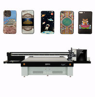 Printer UV Flatbed Visual-Positional HC-2513 Semi-Otomatis 1200dpi dengan Tinta UV untuk Casing Ponsel, Mainan, dan Objek 3D