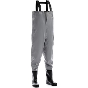 Waders de pêche à la mouche en nylon PVC OEM, waders de poitrine de haute qualité pour hommes, waders de chasse imperméables avec bottes pour la pêche en plein air - Product Image 1