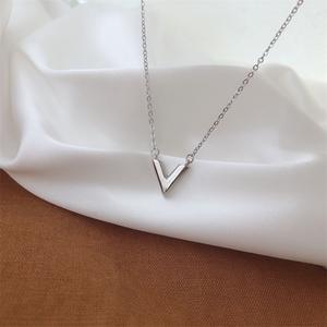 Colliers en argent S925 en gros, chaînes invisibles, pendentifs, colliers ras du cou en strass, ligne de pêche transparente, <span class=keywords><strong>collier</strong></span> femme - Product Image 3