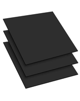 Feuille de carton noire recyclable et écologique avec taille personnalisable pour l'emballage et l'affichage en détail d'accessoires de mode