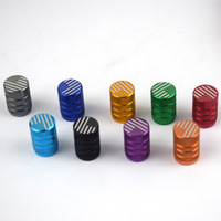 Bouchons de valve de pneu en aluminium avec doublure en plastique, résistants à la corrosion, anti-poussière, universels pour voiture, camion, moto, vélo